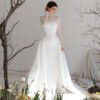 High Neck Wedding Dress Mermaid Lace Long Sleeve Elegant 2025